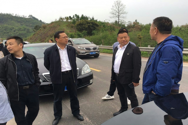 4.14蓮都區(qū)領(lǐng)導(dǎo)赴現(xiàn)場(chǎng)調(diào)研，關(guān)心支持公司發(fā)展后勁